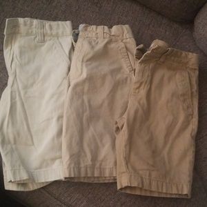 Boys khaki shorts